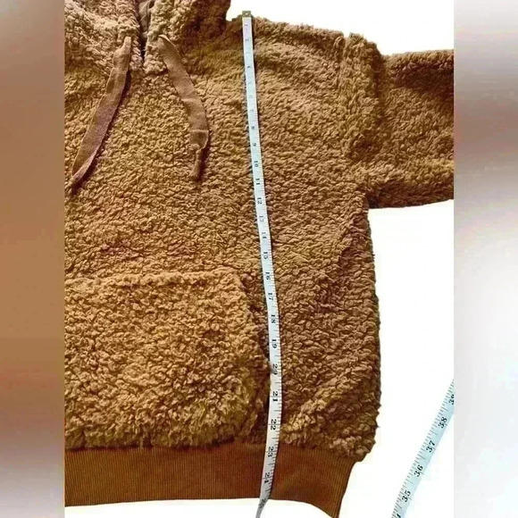 Love tree Women’s Sherpa hoodie with pocket size Large - Picture 7 of 8
